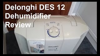 Delonghi DES 12 Dehumidifer Review [upl. by Nessaj701]