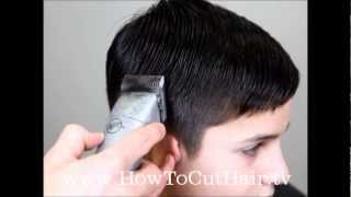 Tapered Haircut  How To Blend Hair With Clippers [upl. by Joceline872]