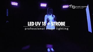 LIGHT4ME LED UV 18  STROBE professional effect [upl. by Almond]