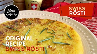 How to make Swiss Rösti Original amp Traditional Recipe  Potato Rösti [upl. by Anh776]