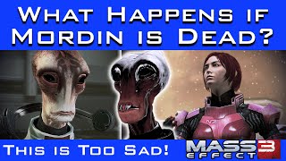 Mass Effect 3  What Happens If MORDIN DIED at the End of ME2 [upl. by Orlan]