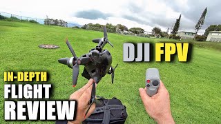 DJI FPV Drone Flight Test Review IN DEPTH  Motion Control amp Fly More Kit How Does It REALLY Work [upl. by Adnorahs]