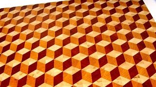 Making a 3D end grain cutting board 2 [upl. by Elkraps]