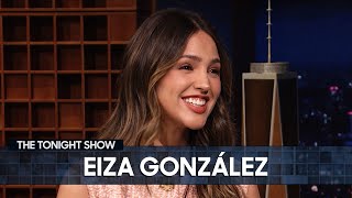 Eiza González Auditioned for Robert Rodriguez in a Wedding Dress  The Tonight Show [upl. by Locklin]