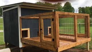 Raised Dog Kennels attached to Whelping House Build with pics [upl. by Oni481]