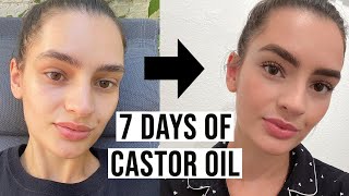 Trying Castor Oil for Eyelash Growth Before amp After  Peexo [upl. by Florine]