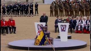 The Road to Mandalay by Rudyard Kipling read by Charles Dance  70th VJ Day commemoration London [upl. by Gonnella794]