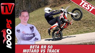 Beta RR 50 Motard Test  kleiner Hubraum große Performance [upl. by Klotz]