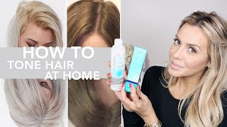 How to Professionally Tone Hair At Home [upl. by Clementis]