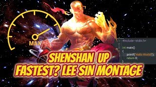 ULTIMATE CHINESE LEE SIN MONTAGE  FASTEST LEE SIN PLAYER  League of Legends [upl. by Martinez]