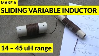 Make a sliding variable inductor [upl. by Aseret19]