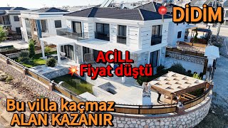 🔵ACİLL FİYAT DÜŞTÜDİDİMDE SATILIK TAM MÜSTAKİL 41 LÜKS VİLLA didim satılıkvilla luxury vlog [upl. by Biegel]