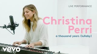 Christina Perri  quota thousand years lullabyquot Live Performance  Vevo [upl. by Cornia546]