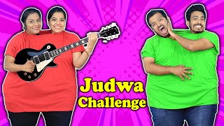 TWIN CHALLENGE  Funny Judwa Challenge  Hungry Birds [upl. by Adnuahs42]