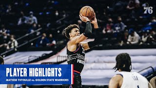 Matisse Thybulle  HIGHLIGHTS vs Golden State Warriors 041921 [upl. by Arleyne668]