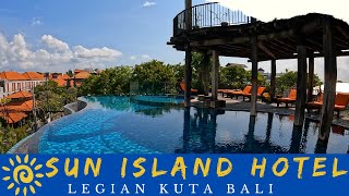 Bali Kuta Legian Hotels Sun Island Hotel Kuta Accommodation Tour [upl. by Jempty]