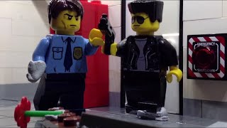 Lego Terminator T800 v T1000 stop motion [upl. by Pampuch]