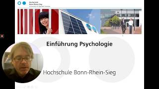 Kurzvorlesung „Einführung in die Psychologie“ [upl. by Edlun293]