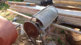 Peeling Debarking Machinehomemade [upl. by Asenad622]