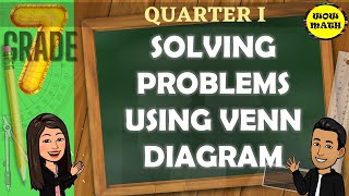 SOLVING PROBLEMS USING VENN DIAGRAM  GRADE 7 MATHEMATICS Q1 [upl. by Cornell]