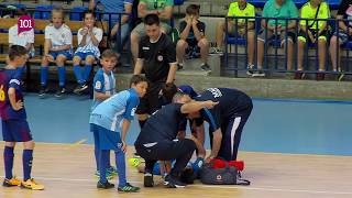 Fútbol Sala Alevín  Málaga CF vs FC Barcelona  101 Televisión [upl. by Suoivatram634]