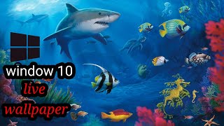 how to set live wallpaper on windows 10  laptop ya pc me live wallpaper kaise set kare  windows 10 [upl. by Ymled]