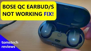 How To Fix Bose QuietComfort Earbud Not Working [upl. by Woodie]