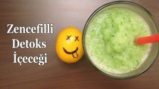 Zencefilli Detox İçeceği Tarifi  FoodFellas [upl. by Hodess814]