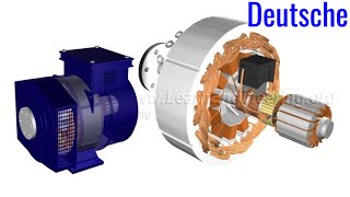 Wie funktioniert ein Wechselstromgenerator [upl. by Anaujd]