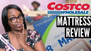 Costco Mattress Review  Novaform 8inch Memory Gel  BUNK BED MATTRESS  UNBOXING [upl. by Vevine]