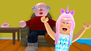 ROBLOX Escape Evil Grandpas House Obby [upl. by Lael]