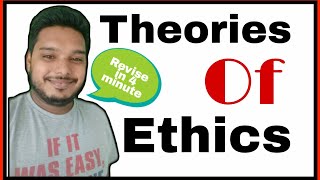 Theories of EthicsDeontological Utilitarian teleologicalvirtuejusticerelativism Theory [upl. by Herrle]