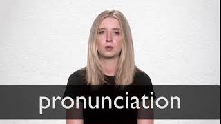 How to pronounce PRONUNCIATION in British English [upl. by Enelam]