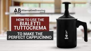 How to Use the Bialetti Tuttocrema Milk Frother [upl. by Anahsek596]