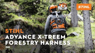 STIHL ADVANCE XTREEm  Forestry harness with adjustable back  Thats Why [upl. by Htebsil619]