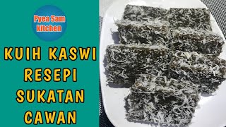 Resepi Kuih Kaswi Sukatan Cawan  Lembut Dan Sedap  Recipe 2021 [upl. by Liag]