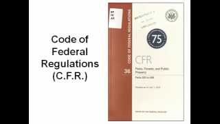 Code of Federal Regulations 2014 [upl. by Htims]