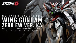 GUNPLA CUSTOM BUILD  MG WING GUNDAM ZERO EW VER KA [upl. by Cedar]