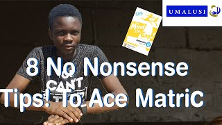 Matric Study Tips  No NONSENSE Guide To Passing Matric With Distinctions [upl. by Nysila]