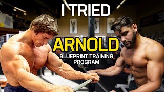 I Tried Arnold Schwarzeneggers Blueprint Training Program [upl. by Esilrac]