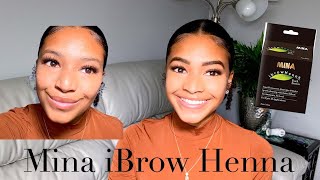 First Impression Mina iBrow Henna  Kiara George [upl. by Nnahaid]