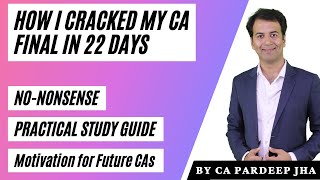 CA Motivation  How I Studied for 22 Days To crack My CA Final  Study in Short Time [upl. by Binky775]