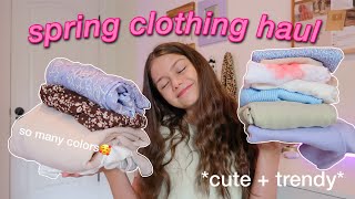 HUGE springsummer try on haul 2021 [upl. by Ynor]