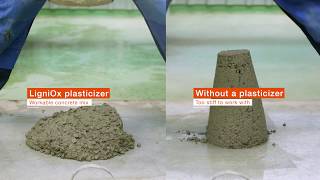 Sustainable LigniOx plasticizers for concrete  see how they work [upl. by Anol]