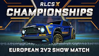 Dignitas vs Tortilla Warriors  RLCS X Championships  European 2v2 Show Match [upl. by Aneerbas]