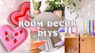 how to make your room AESTHETIC with DIYs 🎨 cheap room decor PART 1 [upl. by Eyla]