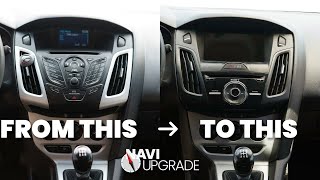 2012 to 2014 Base Ford Focus MK3 Sync 3 Upgrade Tutorial [upl. by Nerha]