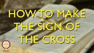 How to Make the Sign of the Cross  Greek Orthodox 101 [upl. by Senilec]