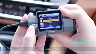 How to use Crosstour Dash cam CR700 [upl. by Omora]