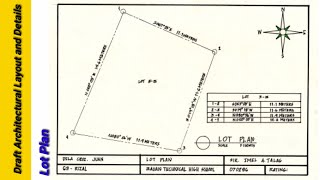 Lot Plan tutorial drawing [upl. by Rosenblum]